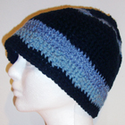 Black and Blue Hat
