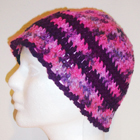 Purple and Pink Multi Hat